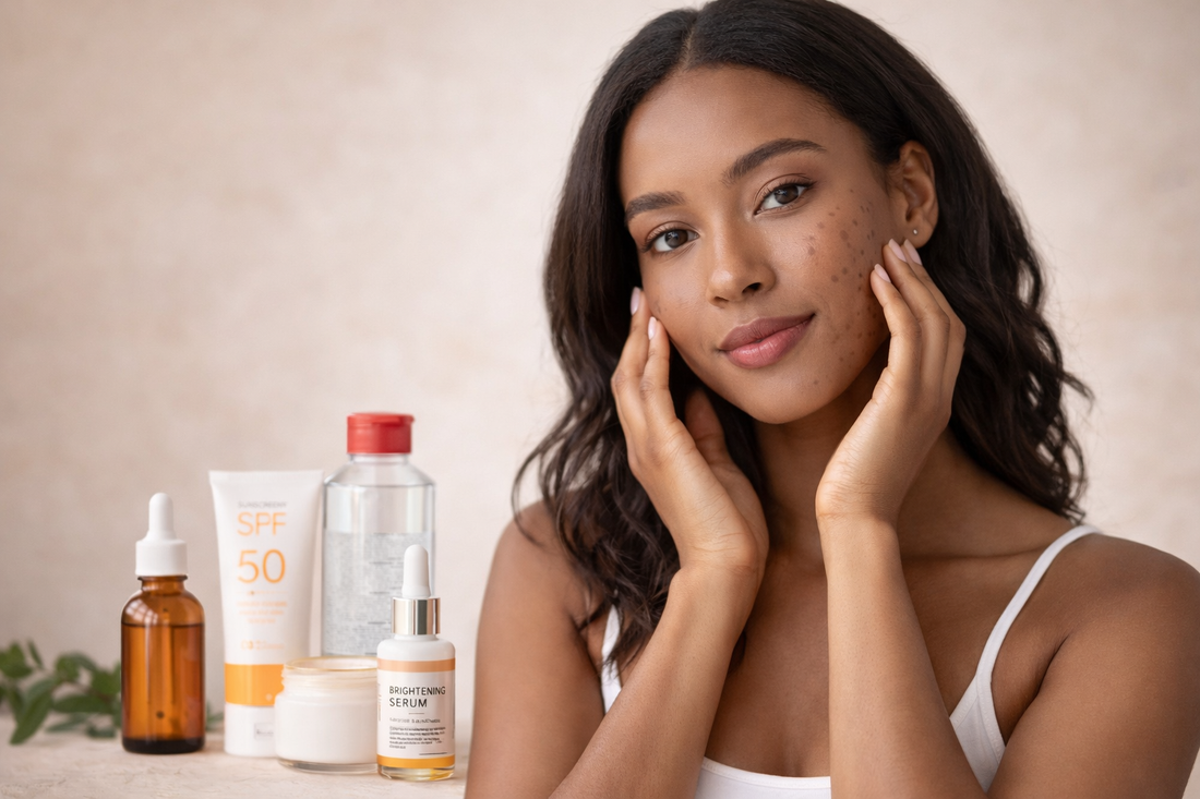 Sanfte No-Peel-Pflege für PIH-prone Skin bei dunkler Haut mit beruhigenden Wirkstoffen und minimalistischer Routine